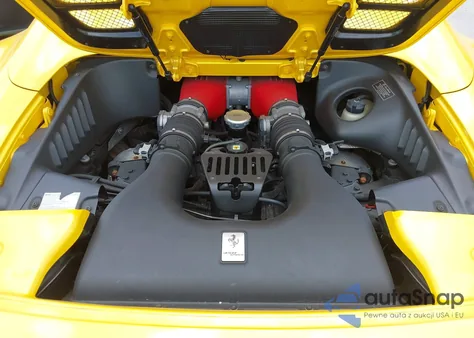 2013 Ferrari 458 Spider из США, поврежденный, VIN ZFF68NHA2D0190694